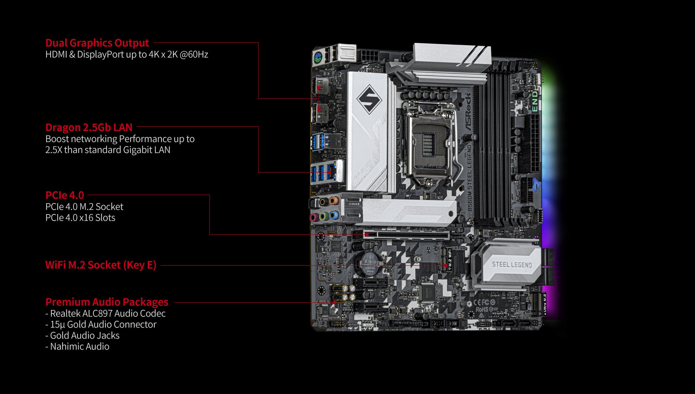 ASRock > B560M Steel Legend